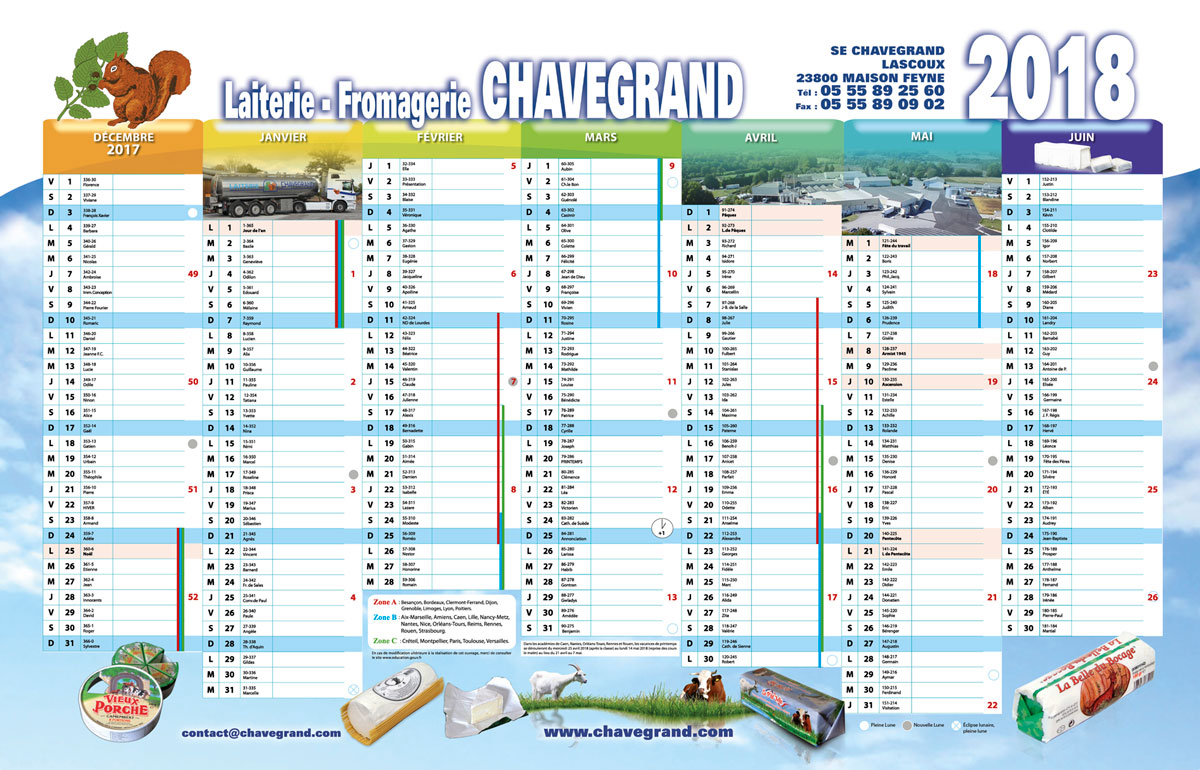 Calendrier Chavegrand